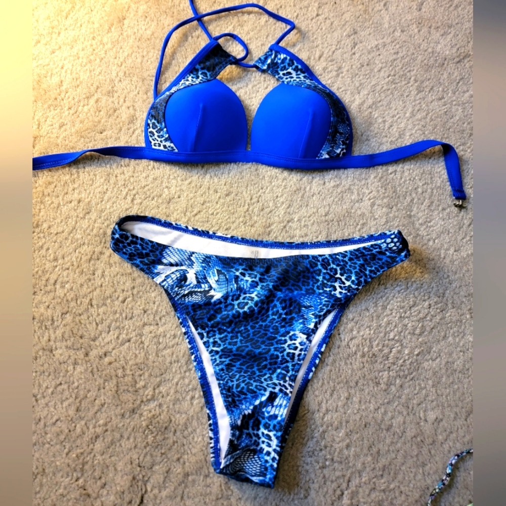 Blue Bikini Set M